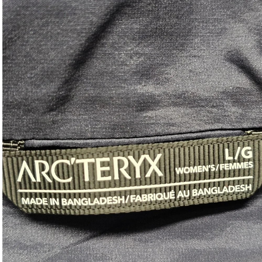 Arcteryx Atom LT Hoody Insulated Jacket Women's Large Navy Mercury 2021 Full Zip